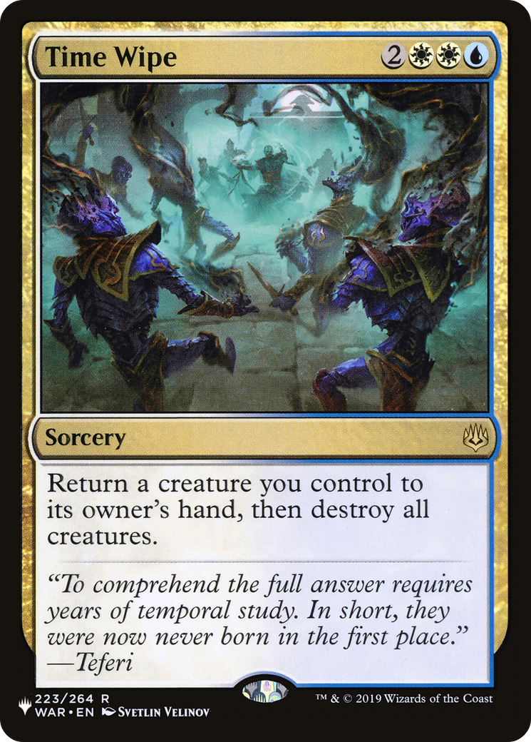 Time Wipe (LIST-223) - The List