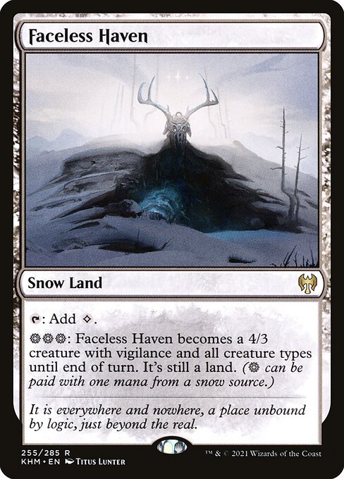 A-Faceless Haven (KHM-A-255) - Kaldheim — official product image (scryfall)