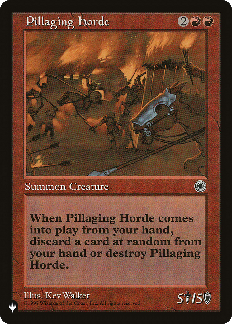 Pillaging Horde (LIST-) - The List