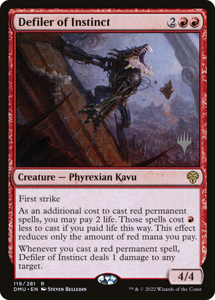Defiler of Instinct (PPDMU-119P) - Dominaria United Promos