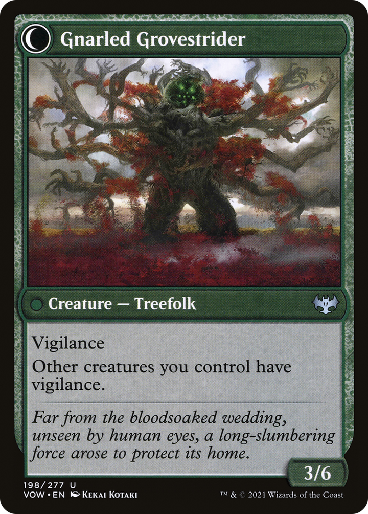 Dormant Grove (VOW-198) - Innistrad: Crimson Vow: (Double Faced Transform) Foil