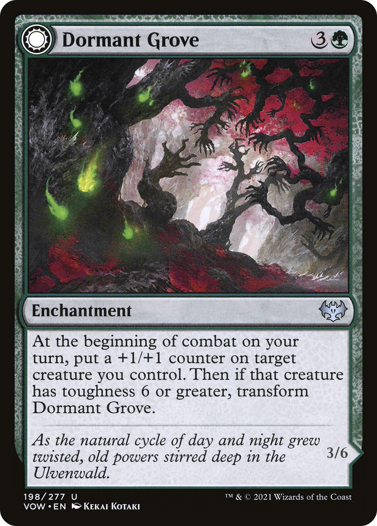 Dormant Grove (VOW-198) - Innistrad: Crimson Vow: (Double Faced Transform)