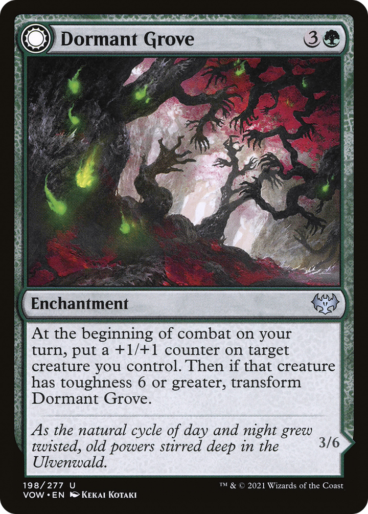 Dormant Grove (VOW-198) - Innistrad: Crimson Vow: (Double Faced Transform)