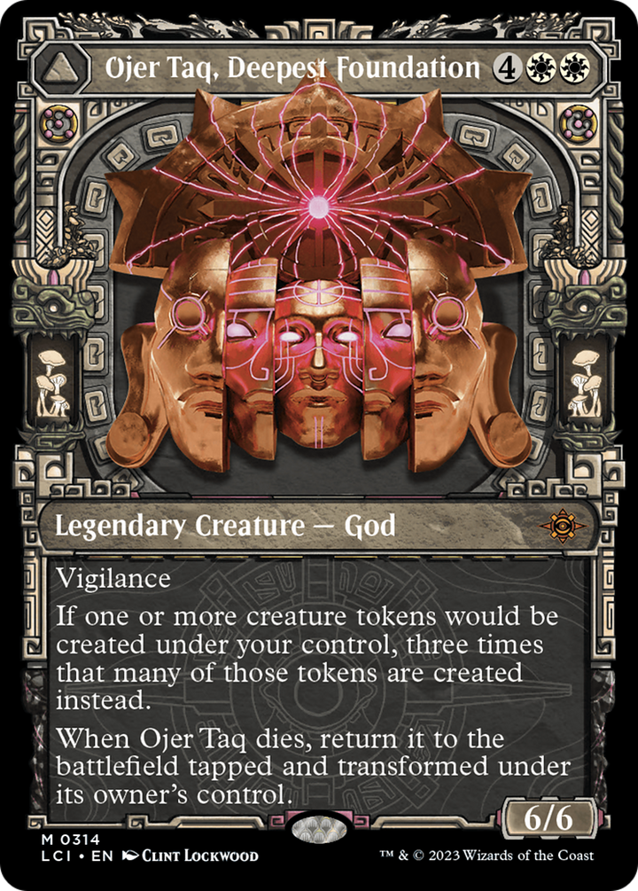Ojer Taq, Deepest Foundation (Showcase) (LCI-314) - The Lost Caverns of Ixalan: (Showcase)
