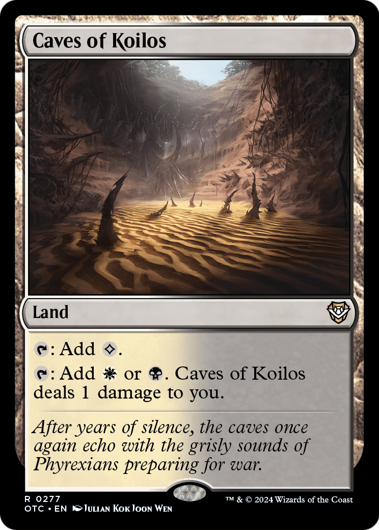 Caves of Koilos (OTC-277) - Outlaws of Thunder Junction Commander