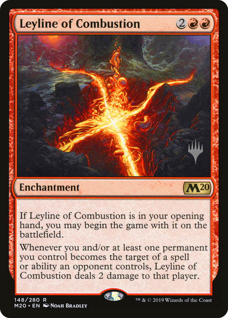 Leyline of Combustion (PPM20-148) - Core Set 2020 Promos Foil