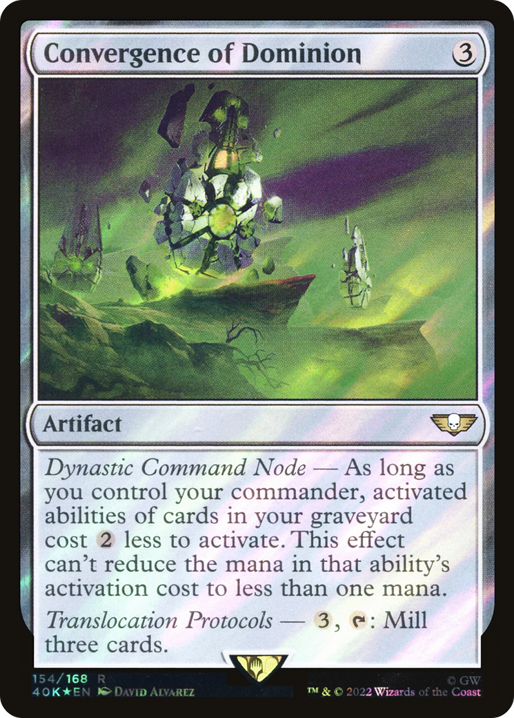 Convergence of Dominion (Surge Foil) (40K-154★) - Warhammer 40,000 Commander Foil