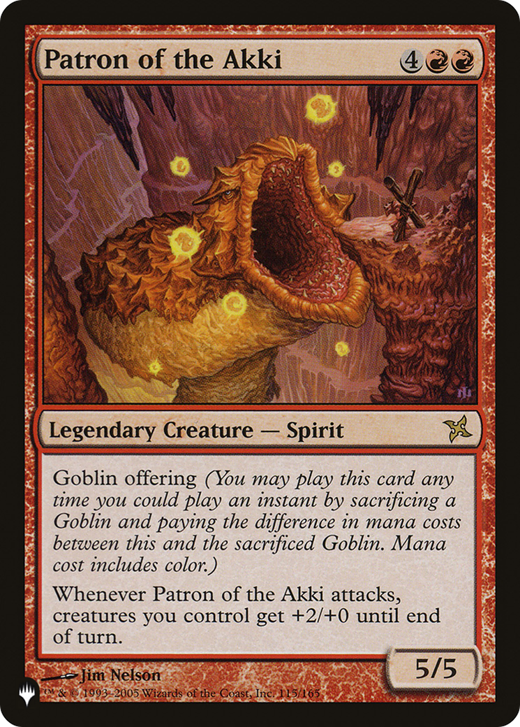 Patron of the Akki (LIST-115/165) - The List