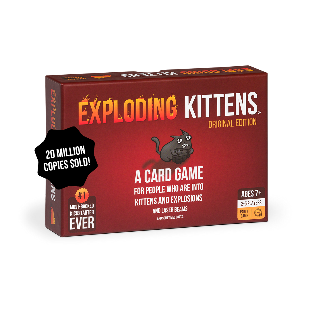 Exploding Kittens Original Edition — official box angled