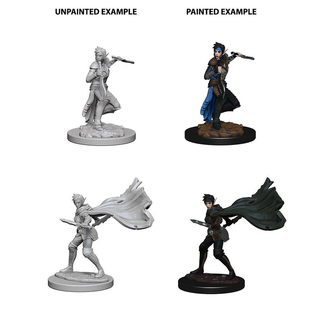 Pathfinder Battles Deep Cuts Unpainted Miniatures:Elf Female Rogue