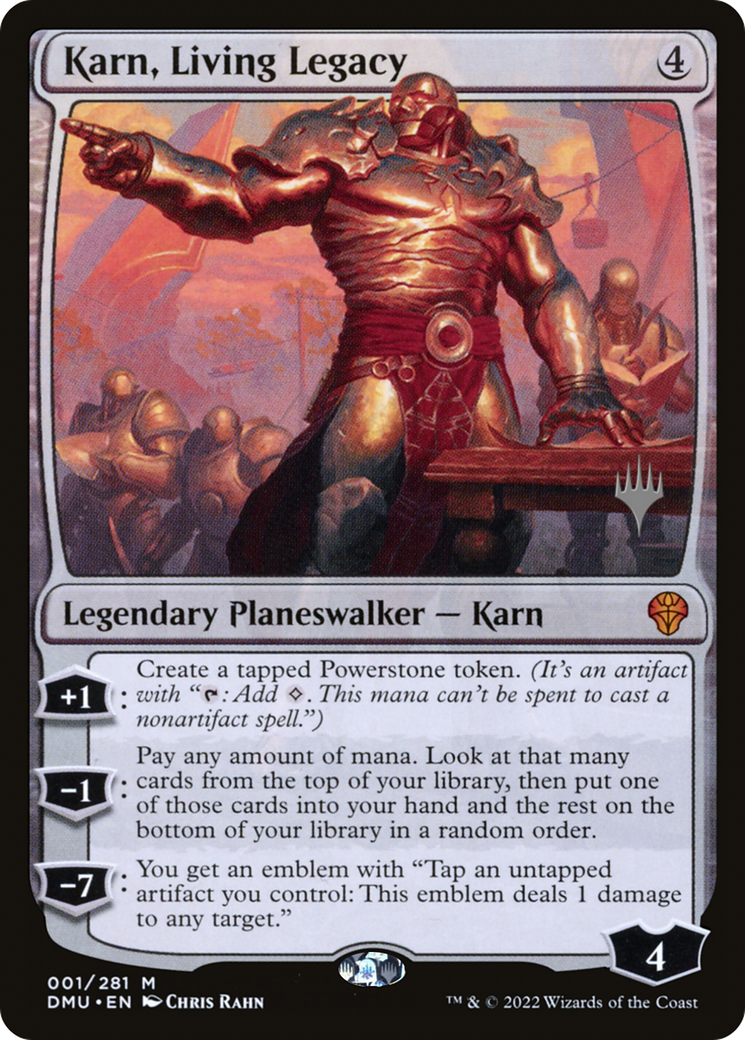 Karn, Living Legacy (PPDMU-01P) - Dominaria United Promos Foil