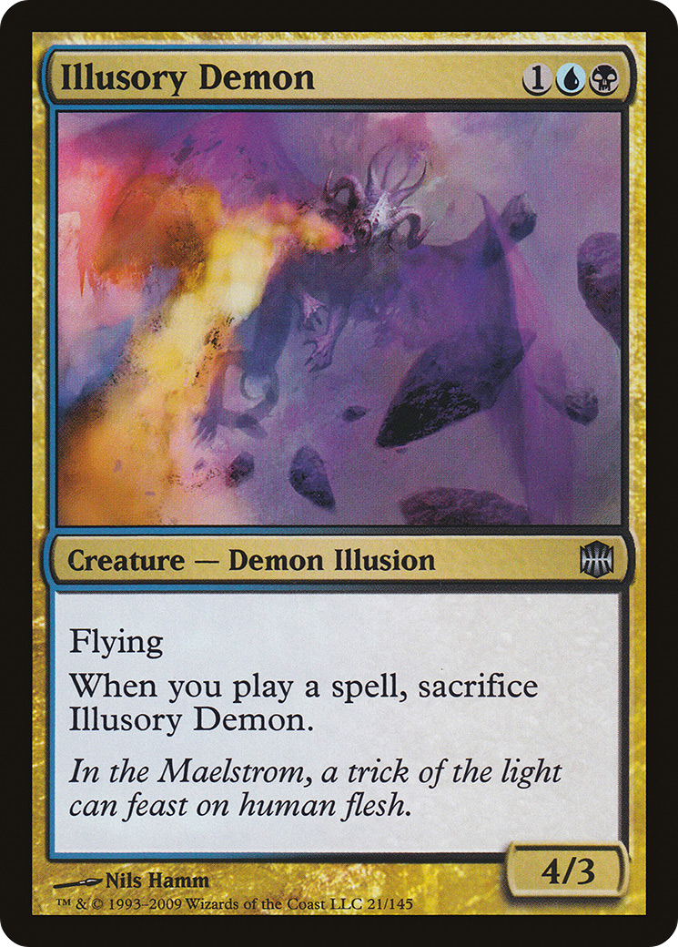 Illusory Demon (ARB-021) - Alara Reborn Foil