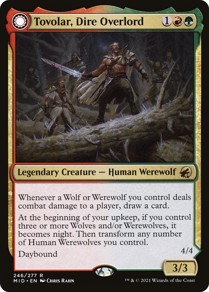 Tovolar, Dire Overlord (MID-246) - Innistrad: Midnight Hunt: (Double Faced Transform)