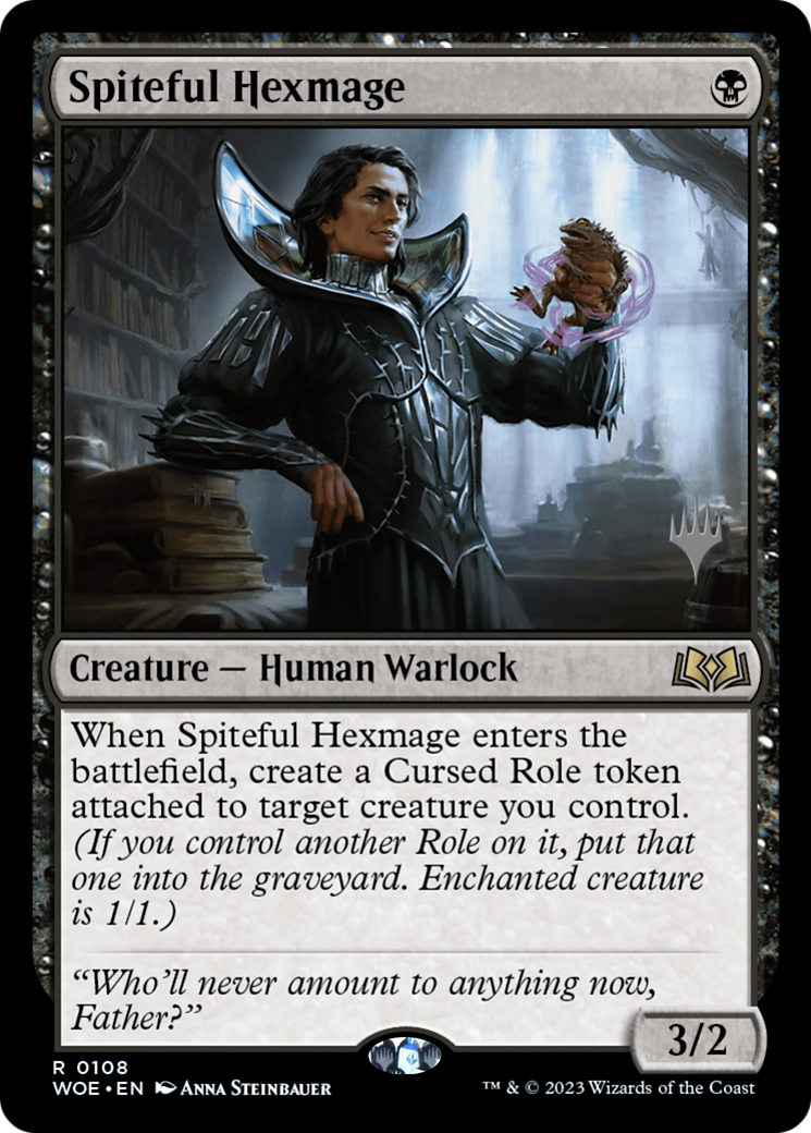 Spiteful Hexmage (PPWOE-108P) - Wilds of Eldraine Promos Foil