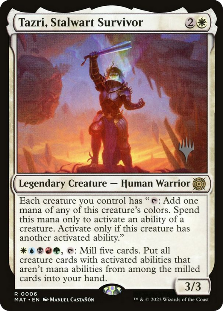 Tazri, Stalwart Survivor (PPLCI-06P) - March of the Machine: The Aftermath Promos
