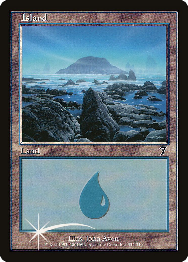 Island (334) (7ED-334) - 7th Edition