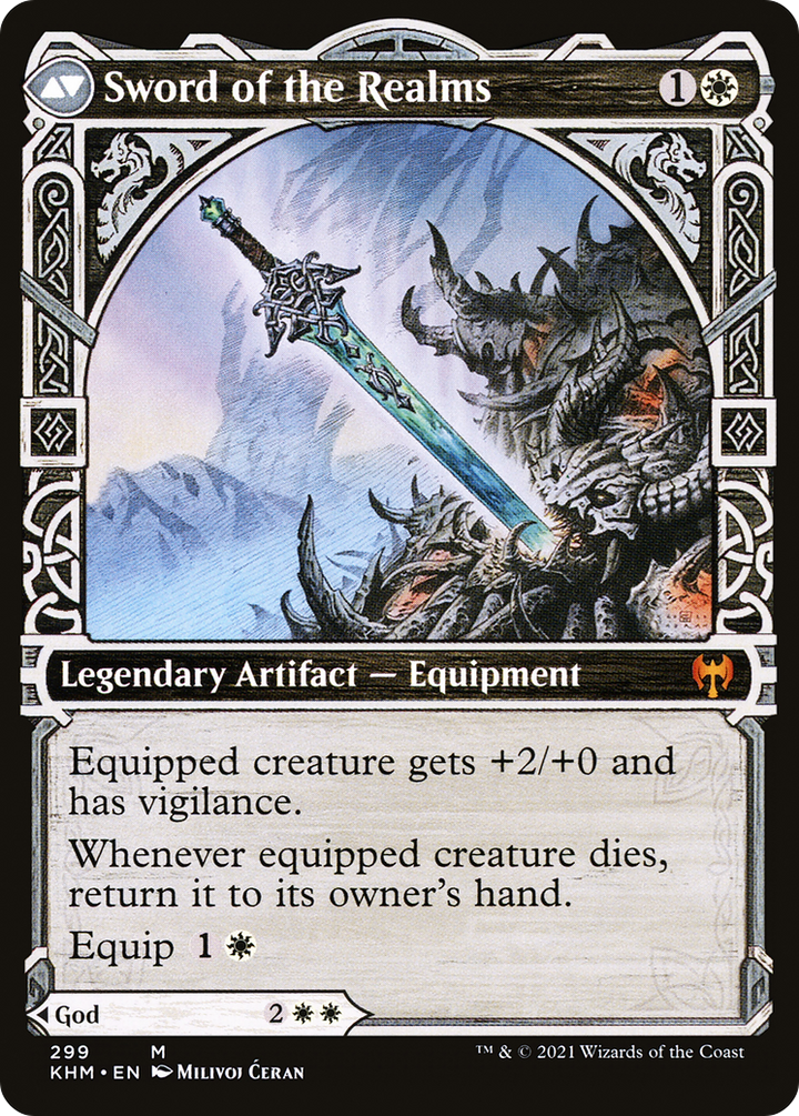 Halvar, God of Battle (Showcase) (KHM-299) - Kaldheim: (Showcase) Foil