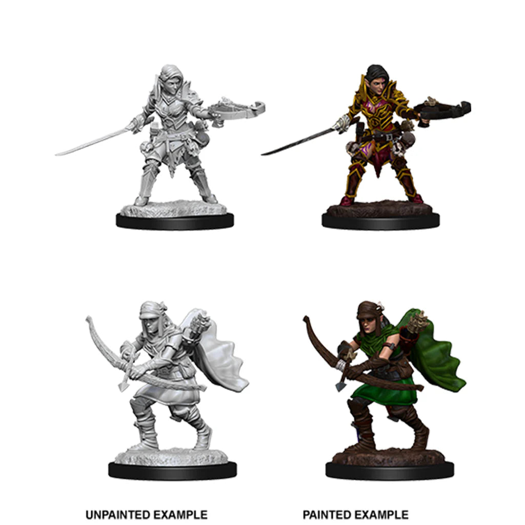 Pathfinder Battles Deep Cuts Unpainted Miniatures:Female Half-Elf Ranger