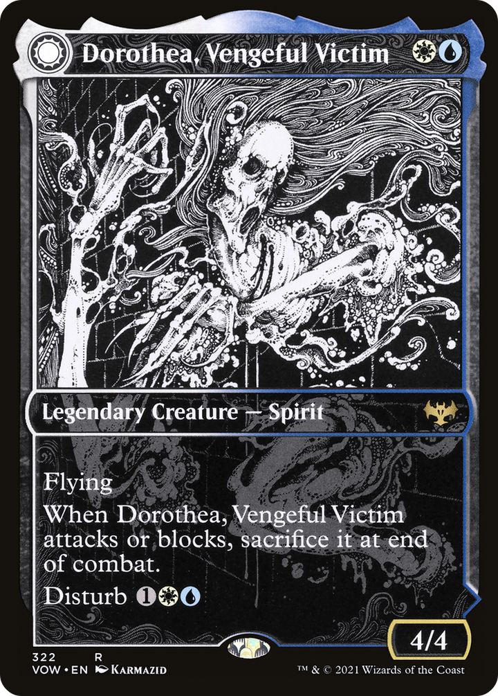 Dorothea, Vengeful Victim (Showcase) (VOW-322) - Innistrad: Crimson Vow: (Showcase, Double Faced Transform) Foil
