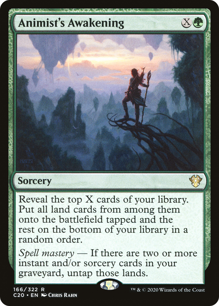 Animist's Awakening (C20-166) - Commander 2020