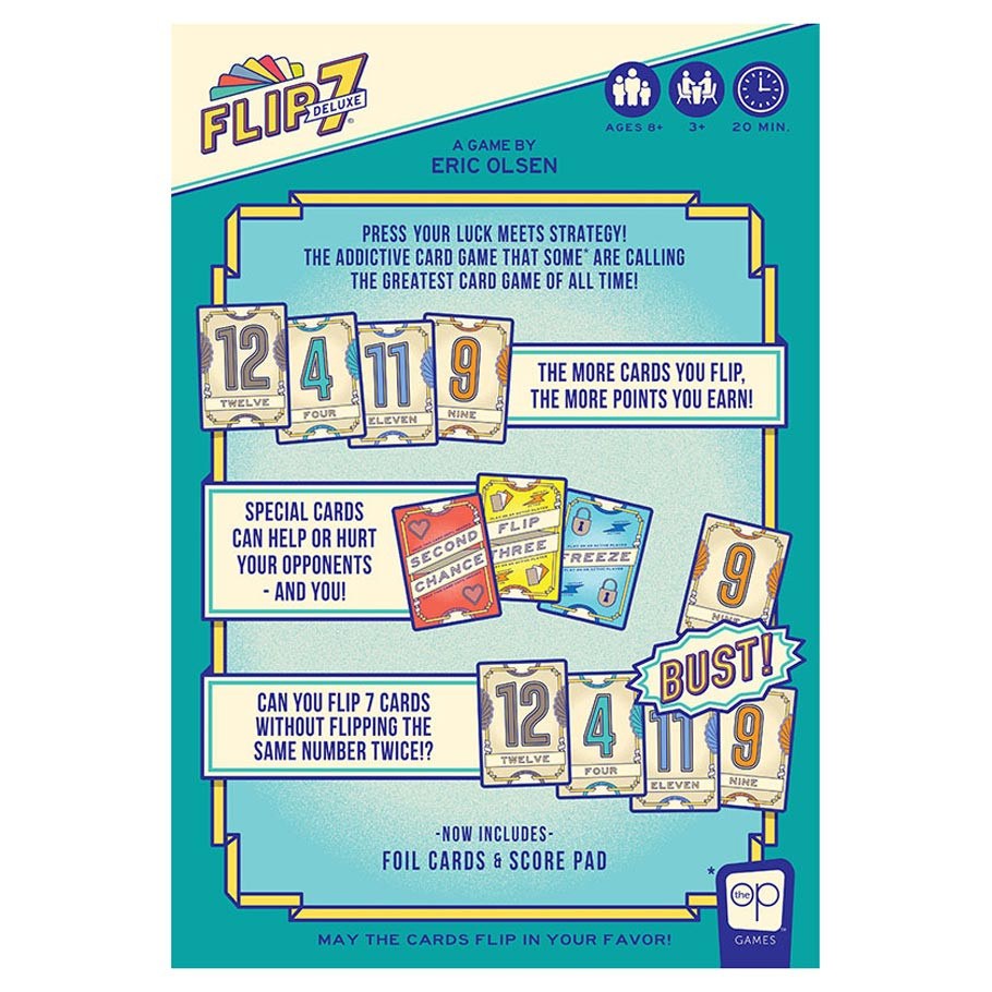 Flip 7 Deluxe — official pack back