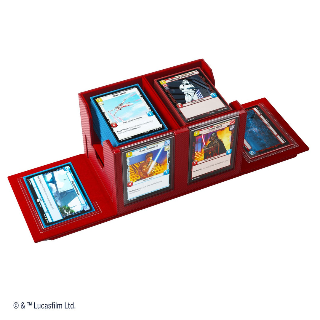 Gamegenic Star Wars: Unlimited Double Deck Pod Red — official publisher extra