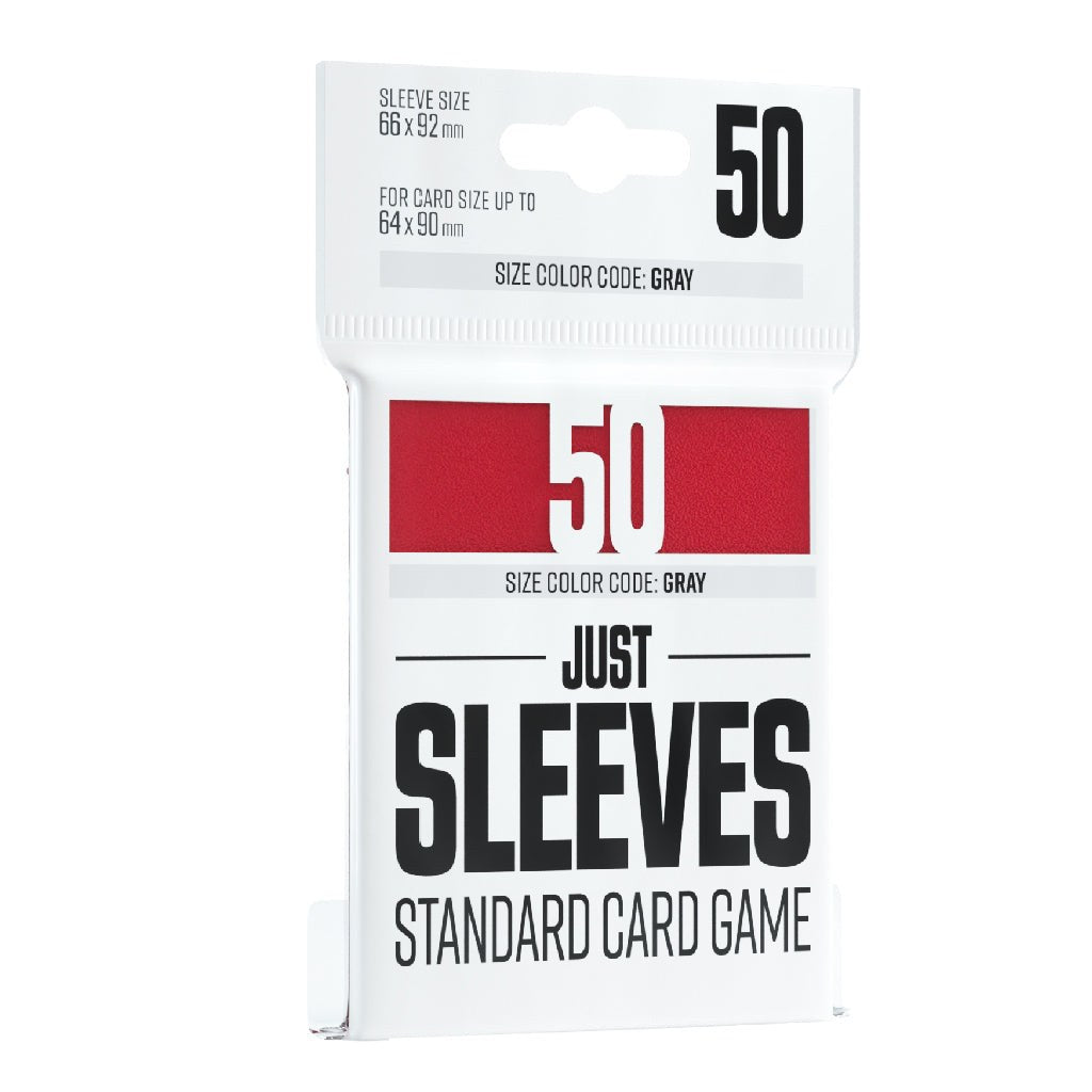 Gamegenic Just Sleeves - Standard Card Game Red — official packshot