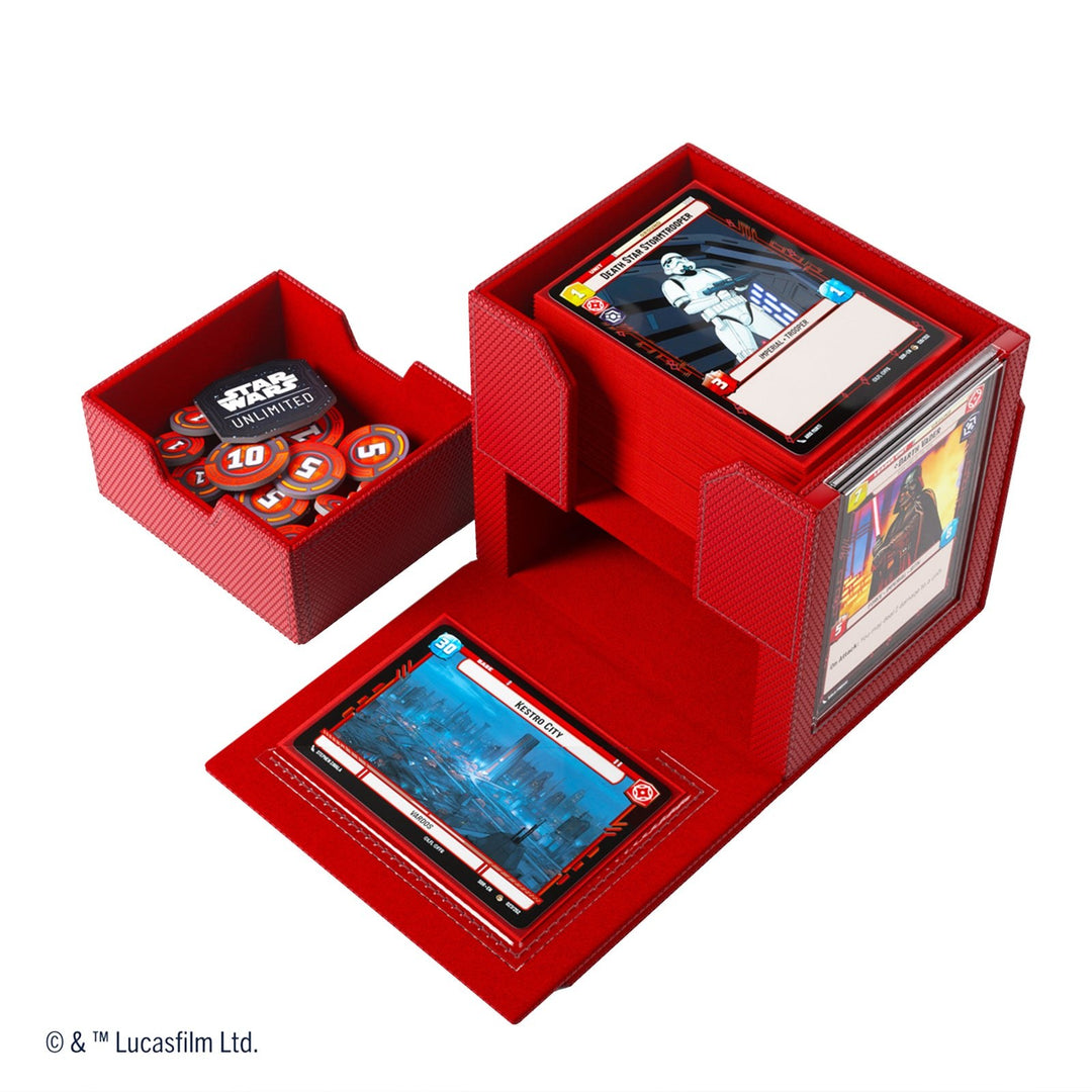 Gamegenic Star Wars: Unlimited Deck Pod Red — official manufacturer extra
