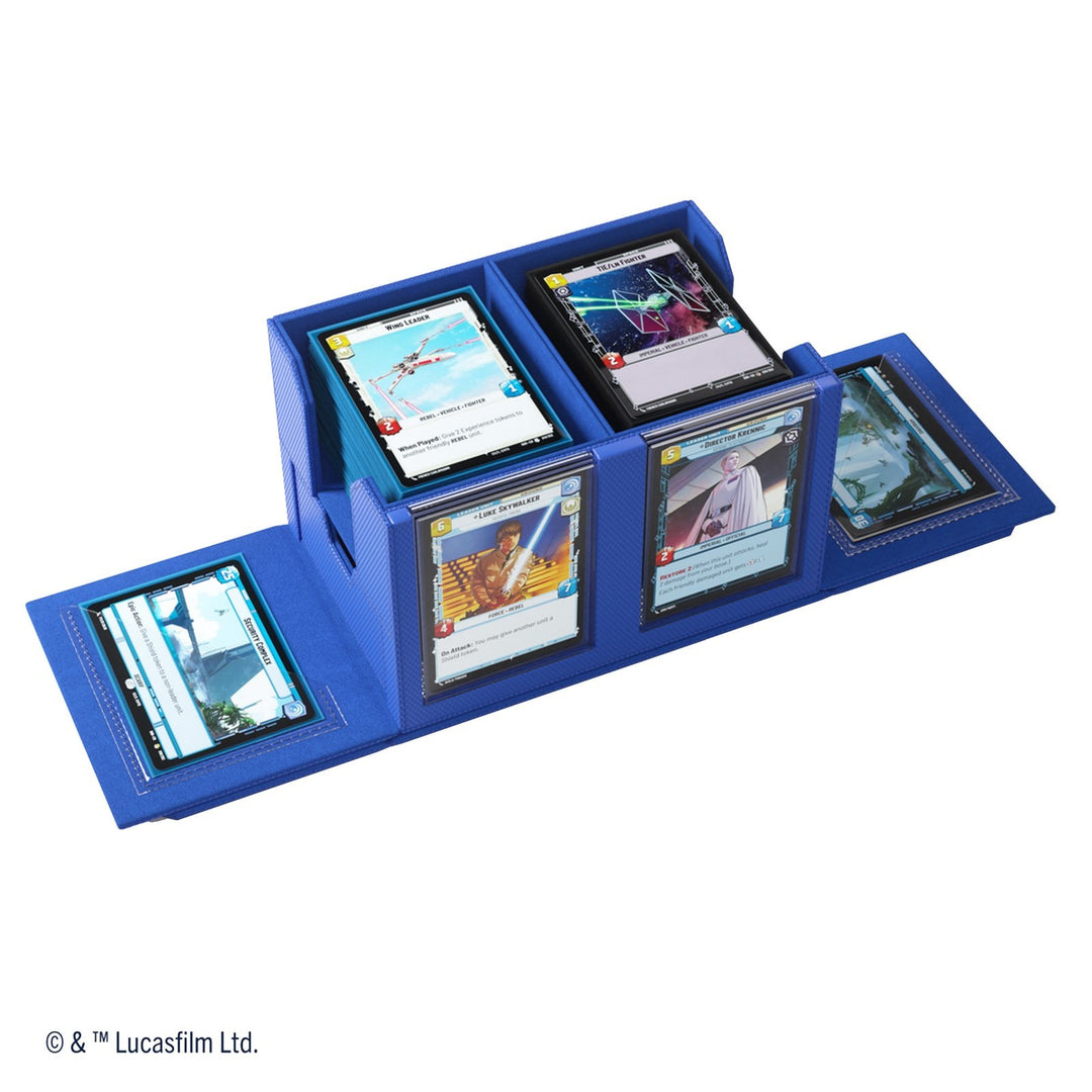 Gamegenic Star Wars: Unlimited Double Deck Pod Blue — official publisher extra