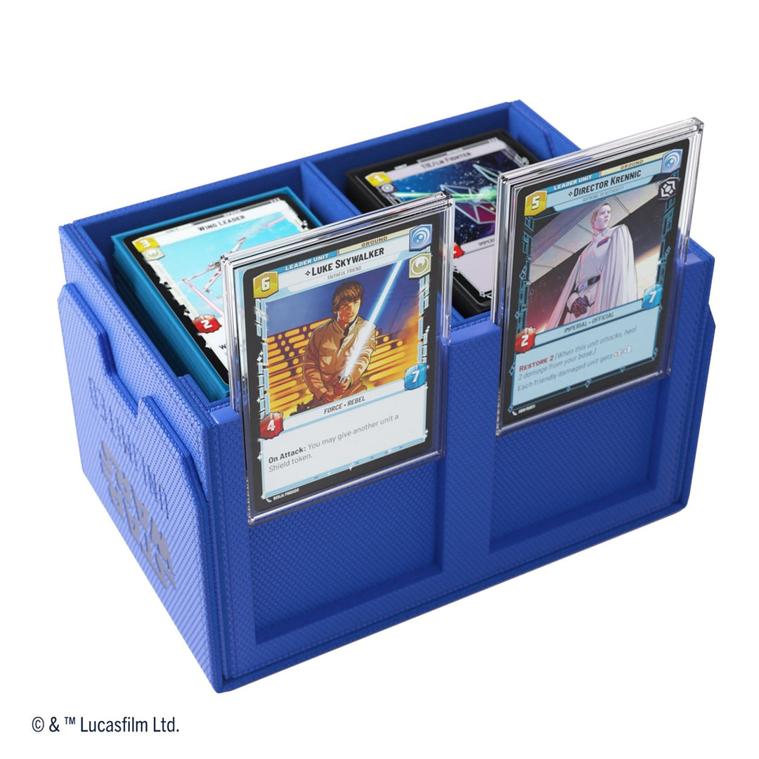 Gamegenic Star Wars: Unlimited Double Deck Pod Blue — official manufacturer extra