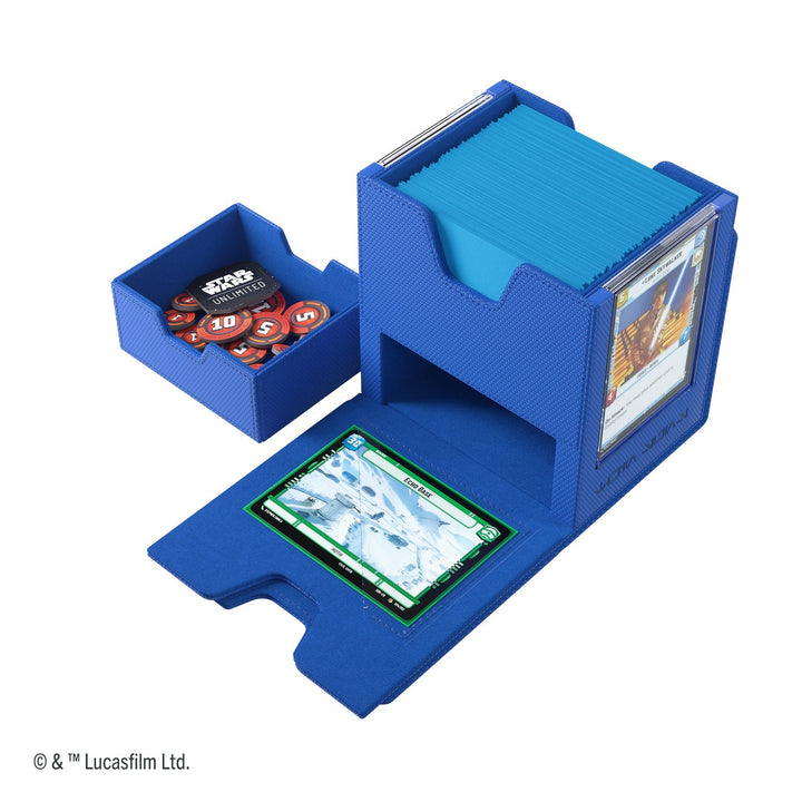 Gamegenic STAR WARS : Unlimited Twin Suns Deck Pod Blue — official publisher extra