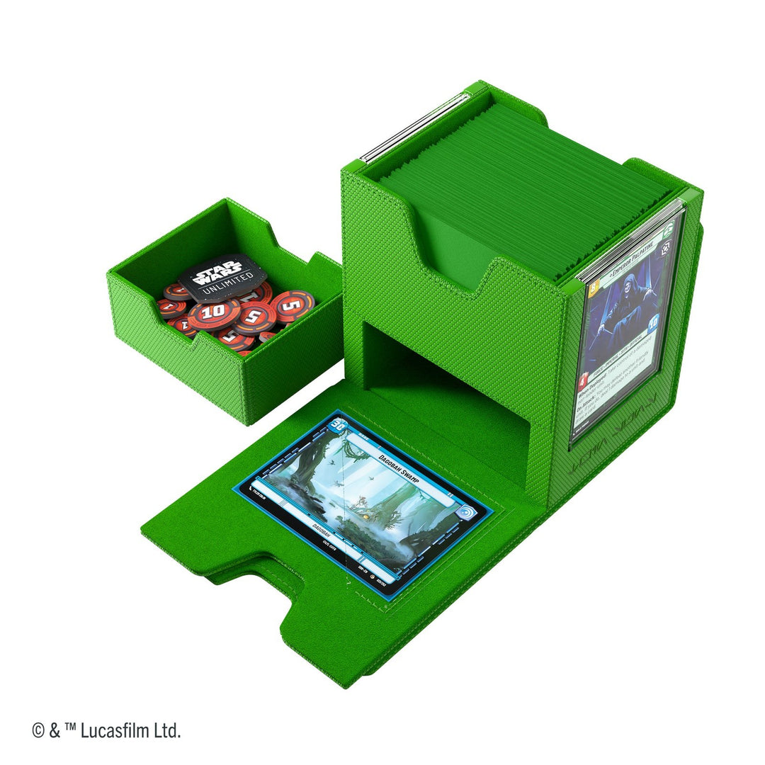 Gamegenic STAR WARS : Unlimited Twin Suns Deck Pod Green — official publisher extra