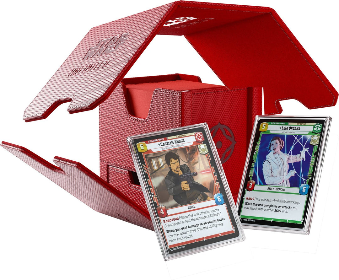 Gamegenic STAR WARS : Unlimited Twin Suns Deck Pod Red — official publisher extra