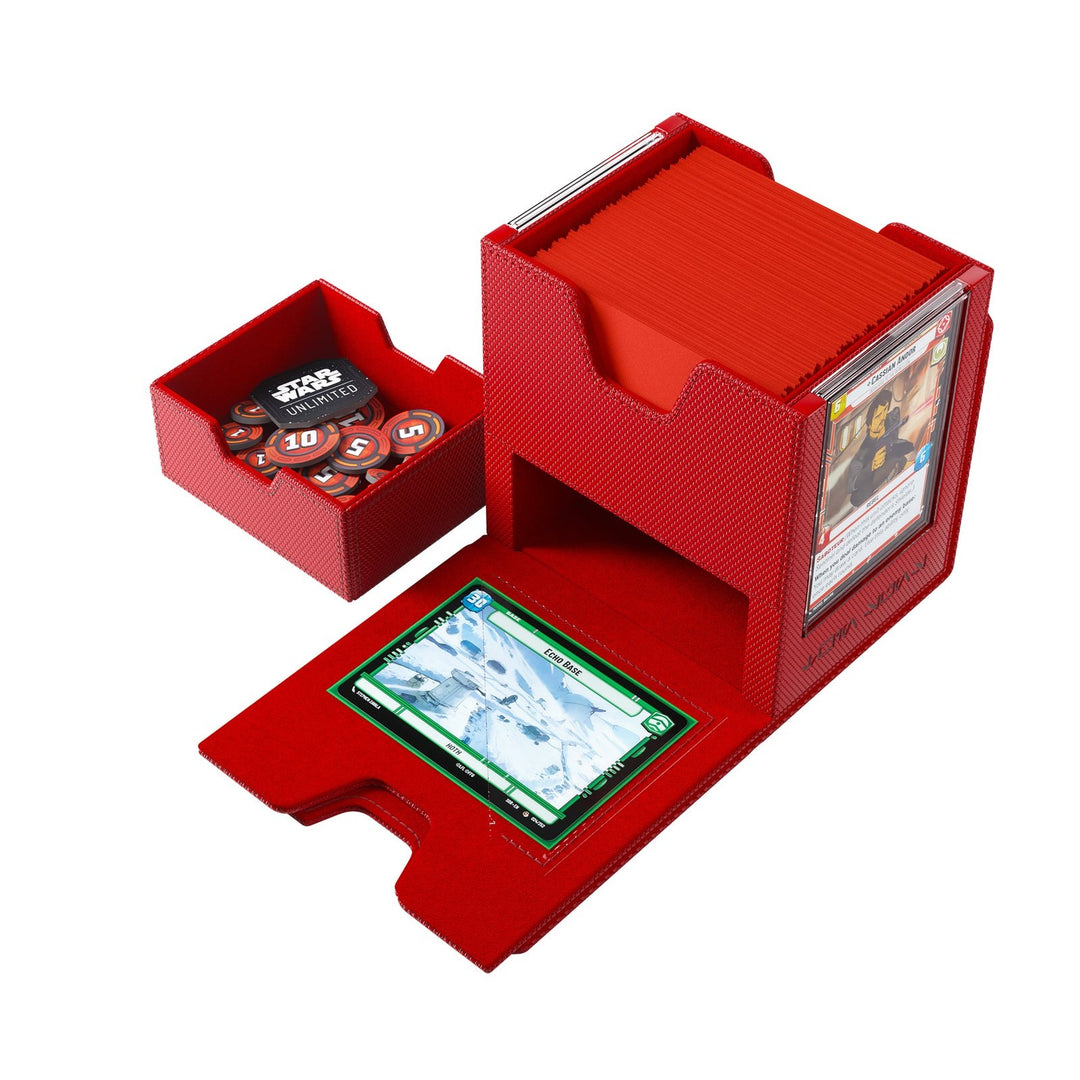 Gamegenic STAR WARS : Unlimited Twin Suns Deck Pod Red — official publisher extra