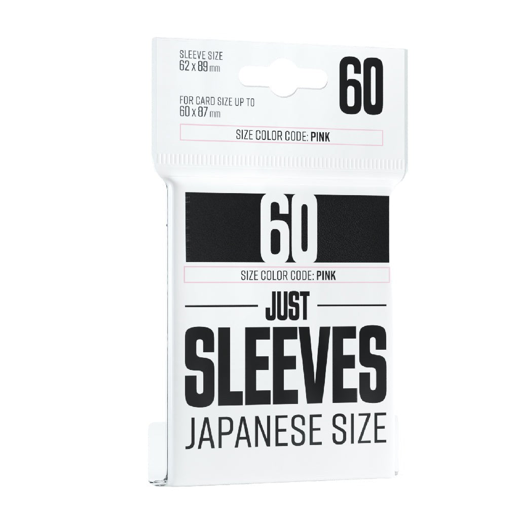 Gamegenics Just Sleeves - Japanese Size Black — official packshot