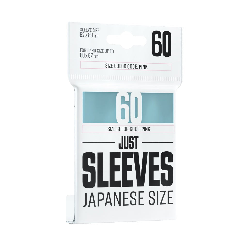 Gamegenics Just Sleeves - Japanese Size Clear — official packshot