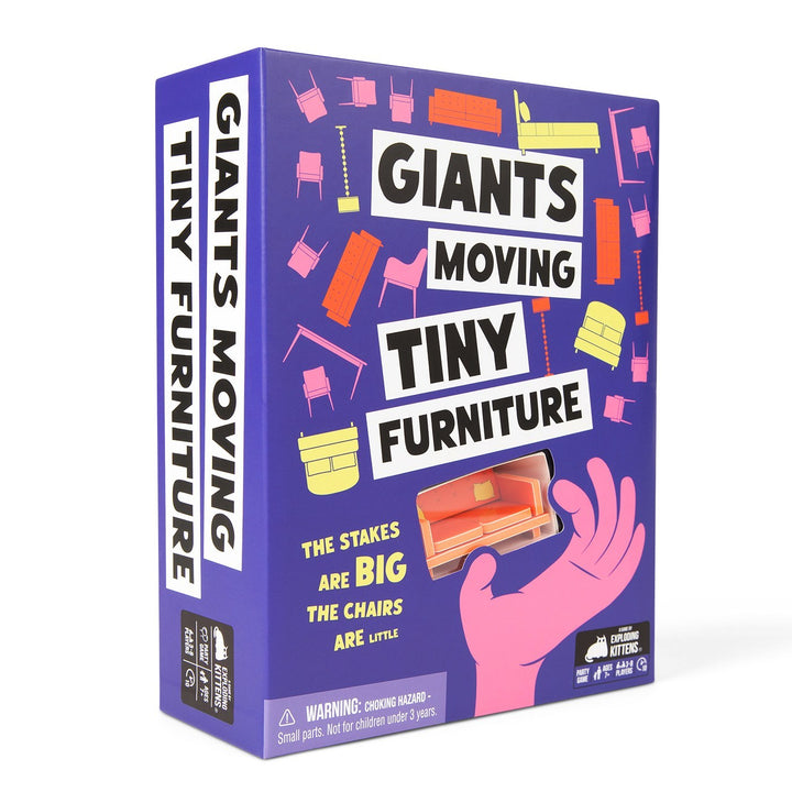 Giants Moving Tiny Furniture — official box