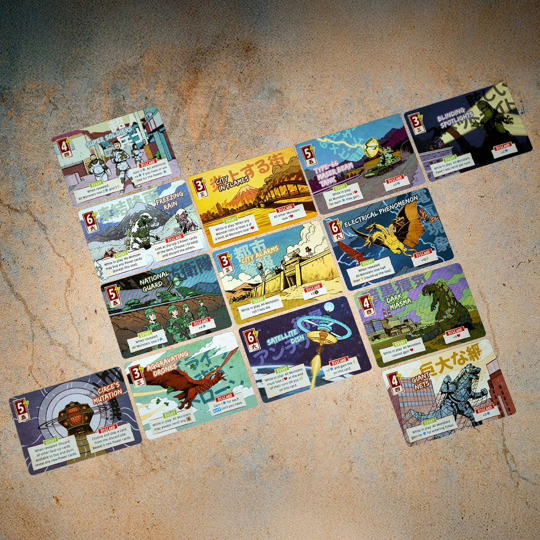 King of Tokyo: Godzilla — event cards