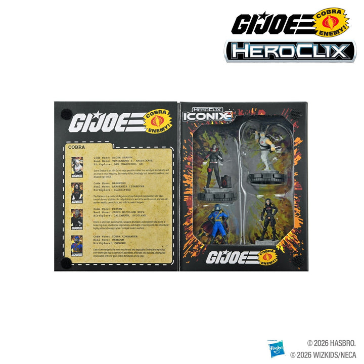 Hasbro HeroClix Iconix: G.I. JOE Cobra — official publisher image