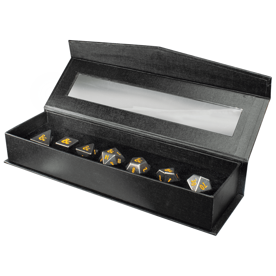 Ultra Pro Heavy Metal Realmspace RPG Dice Set for D&D