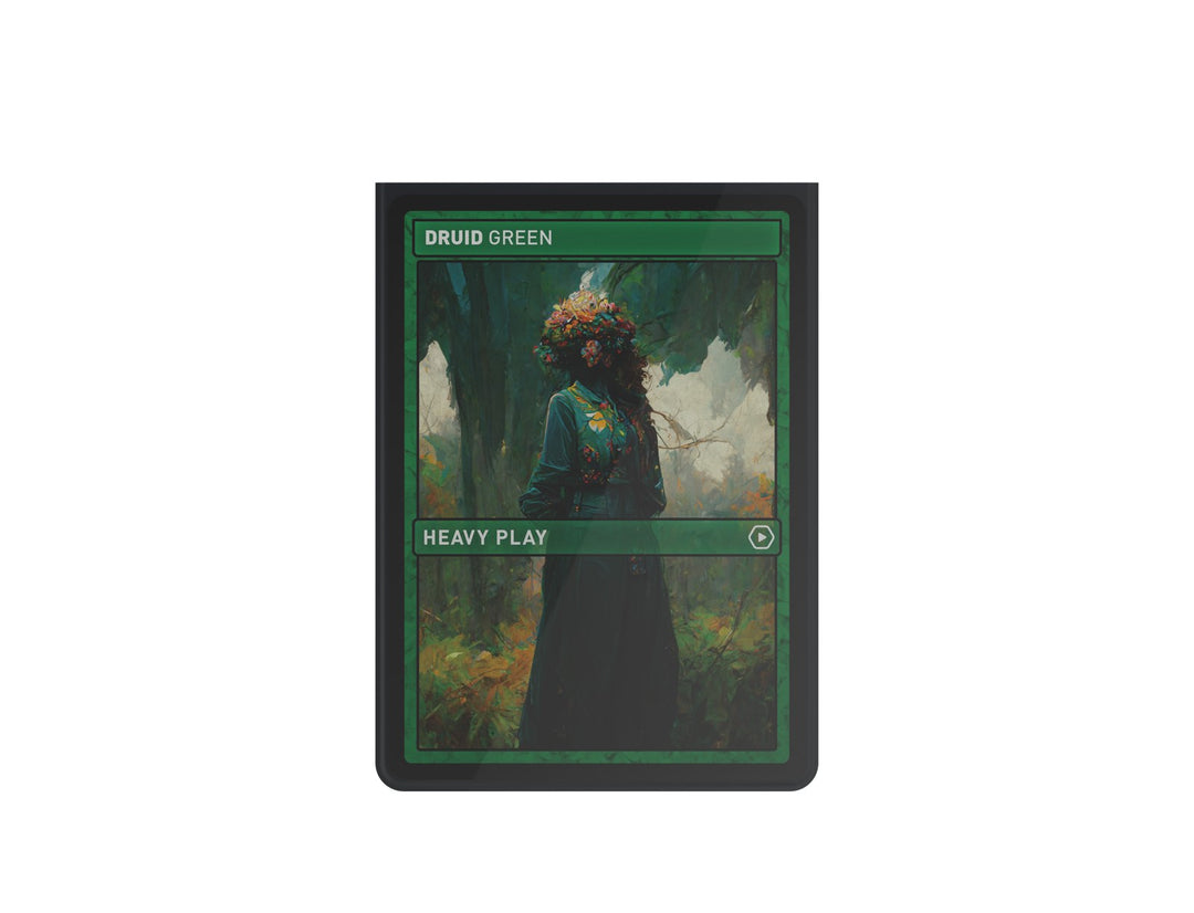 Heavy Play CURV Sleeves Standard 100 Count Druid Green — official manufacturer extra