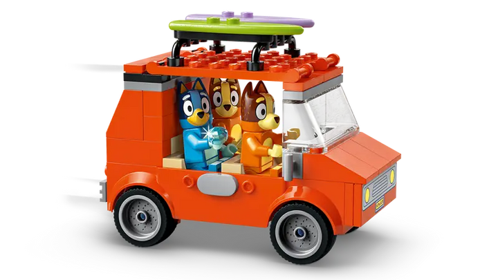 LEGO Bluey: Bluey's Beach & Family Car Trip - 11202