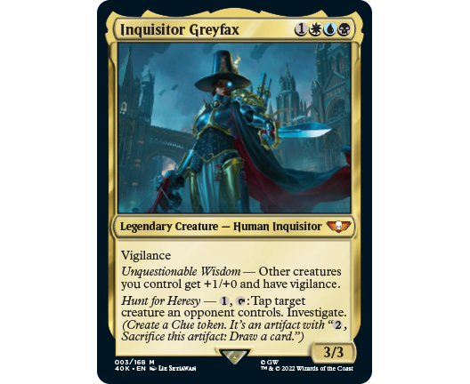 Universes Beyond: Warhammer 40,000 (40K)- Forces of the Imperium Commander Deck (OPENED) (Copy)