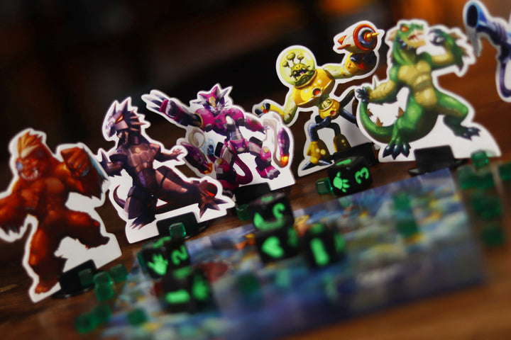 King of Tokyo (New Edition) — monster standees