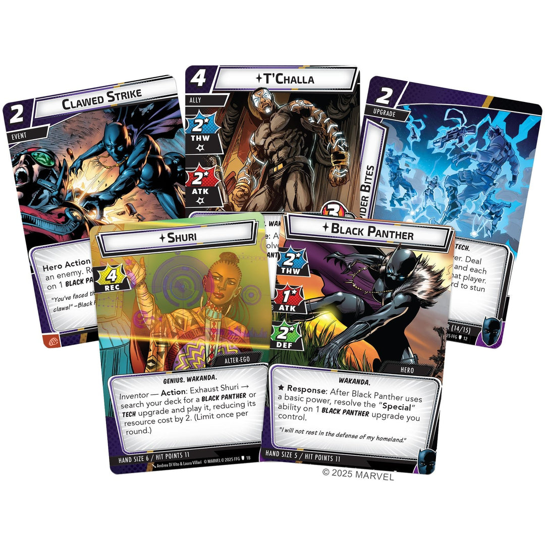Marvel Champions: The Card Game – Black Panther Hero Pack — official publisher extra