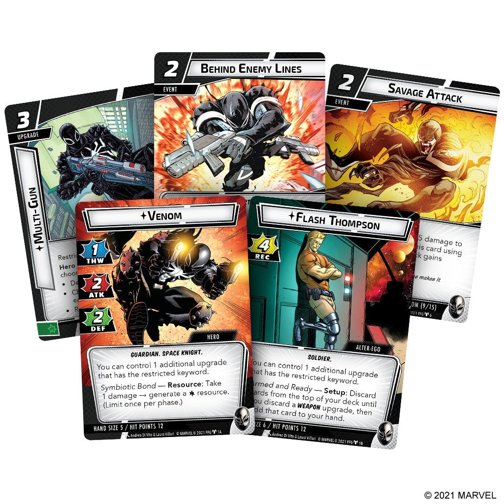 Marvel Champions: The Card Game – Venom Hero Pack — official publisher extra