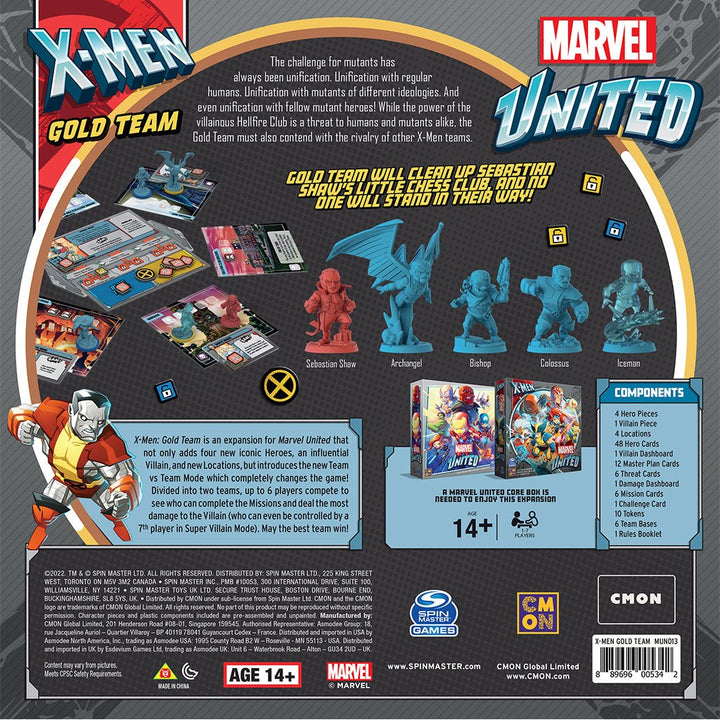Marvel United: X-Men – Gold Team — official publisher extra