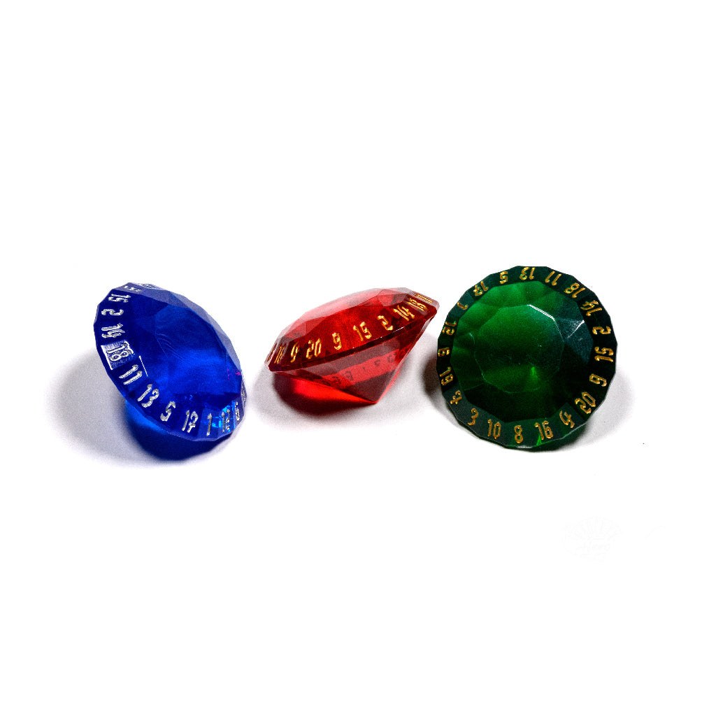 PolyHero Rogue 3d20 Gems — official packshot