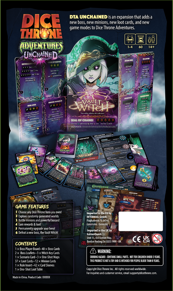 Dice Throne Adventures Unchained Expansion