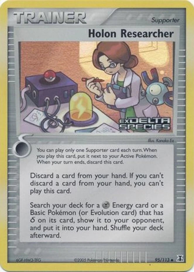 Holon Researcher (Reverse Holo) Delta Species 95/113 CGC 9.5